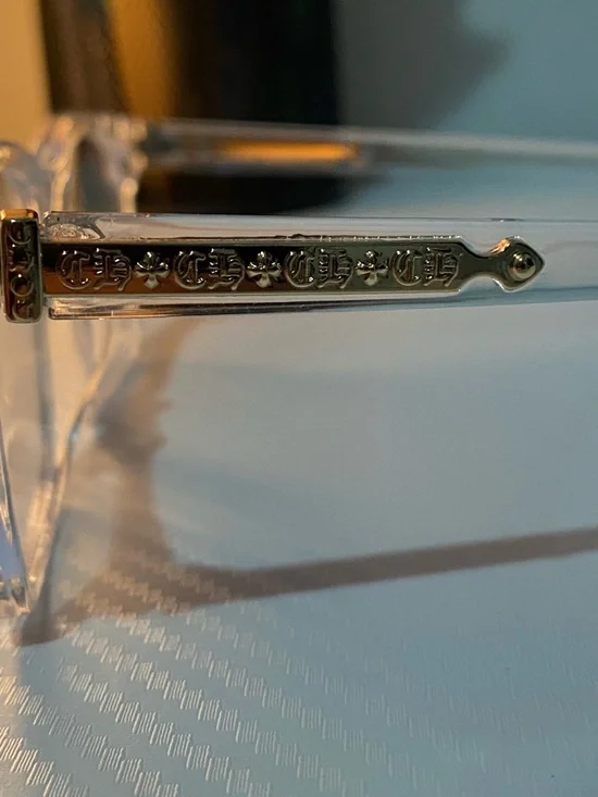 Clear Transparent Rectangular Glasses - Picture 5 of 7